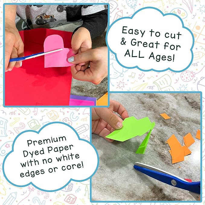 Hygloss Dark Blue Bright Colored Cardstock - 8.5x11-Inch, 90 Sheets, 65 lb/ 176 gsm, Fade-Resistant, Acid-Free Color Card Stock Paper