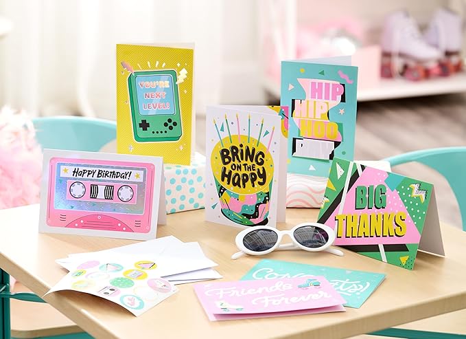 American Greetings 10-Count All Occasions Card Bundle with Envelopes- Birthday, Congrats, Support, Friendship, and Thank you