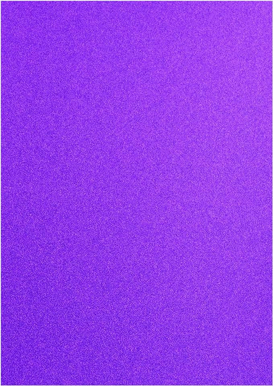 Baisunt 20 Sheets Purple Glitter Cardstock Paper for DIY Art Project, Scrapbook, Birthday Wedding Party Decoration 250GSM(8x12 In, Non Adhesive)