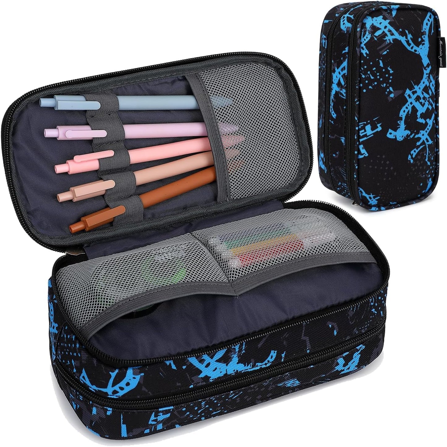 Pencil Cases for kids, Large Capacity Pencil Pouch, Office College School Marker Organizer Case pen for Men Women Adult Teens