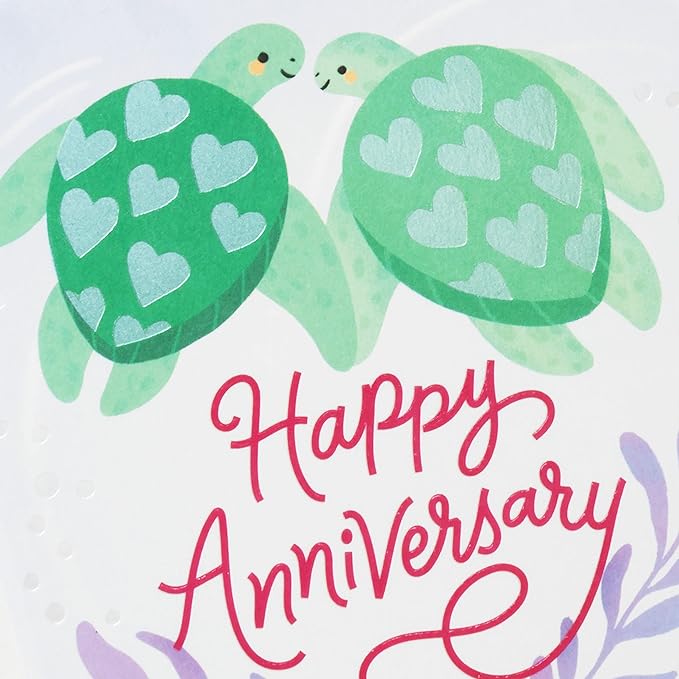 Hallmark Anniversary Card (Turtles)