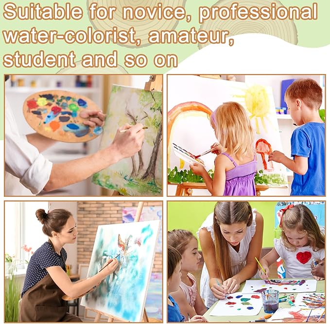 TaoBary 300 Pcs Watercolor Paper Sheet Bulk White Cold Press Paper Pack 110 lb 230 GSM Sketch Painting Watercolor Pad for Watercolorist Beginning Artists Adults Drawing Craft(8.5 x 11.5 Inch,230 GSM)