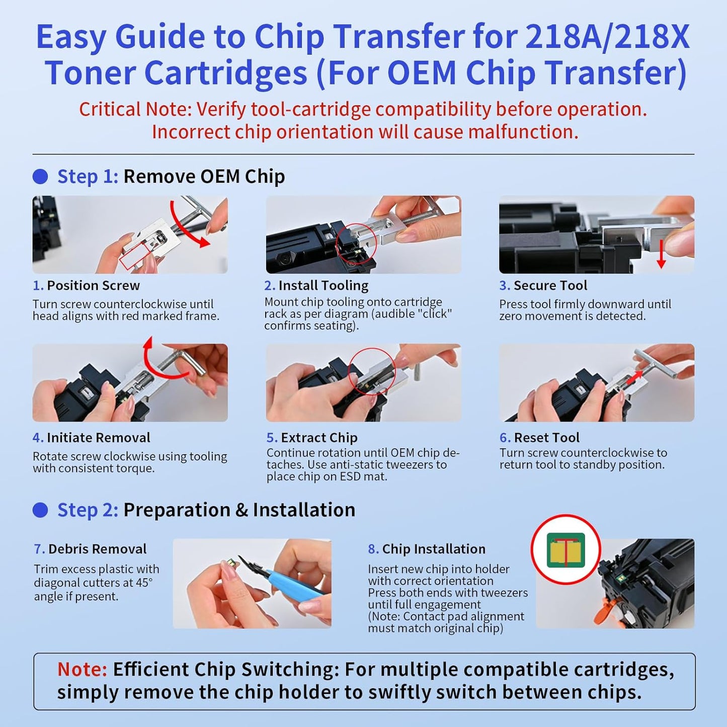 218X Toner Cartridges 4 Pack High Yield Compatible Replacement for HP 218X 218A for Color Laserjet Pro 3201dw MFP 3301fdw 3301cdw 3301sdw Printer Ink W2180X W2180A (BCMY, 4-Pack)