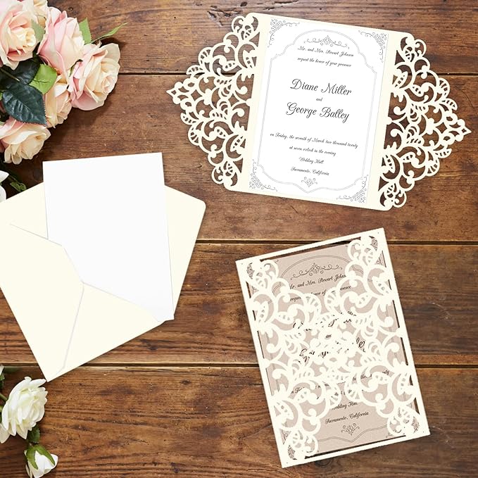 24 Sheets Cream Cardstock 8.5 x 11 Off White Paper, Goefun Ivory Card Stock Printer Paper for Cards Making, Office Printing, Certificate