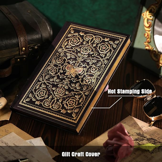 Line Notebooks for Women Men, A5 Aesthetic Hardcover Ruled Diary, 100 GSM Journals for Writing for Work, Note Taking, Office School