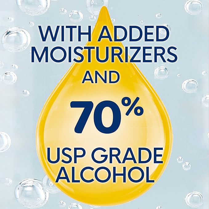 Germ-X Advanced Hand Sanitizer, Non-Drying Moisturizing Clear Gel, Instant and No Rinse Formula, Large Family Size Pump Bottle, Back to School Supplies, 34 Fl Oz (1 Liter)