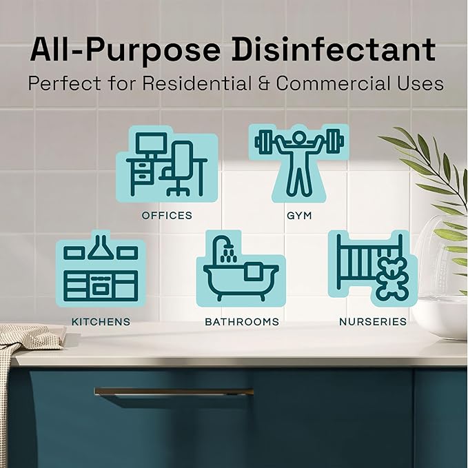 Clean Republic Multi-Purpose Disinfectant, Cleaning Spray, 32 Fluid Ounce Bottle