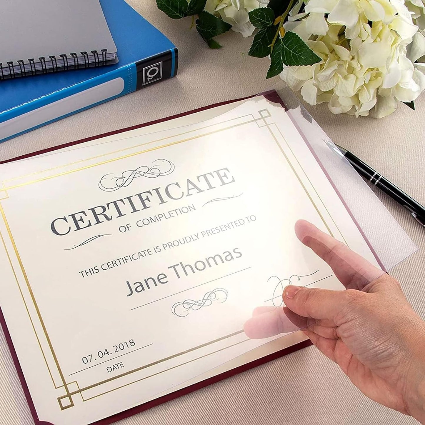 Juvale 100 Pack Clear Presentation Covers for Binding, Letter Size 10 Mil Plastic Sheets for Reports, Presentations, Awards, Books (8.5 x 11 in)