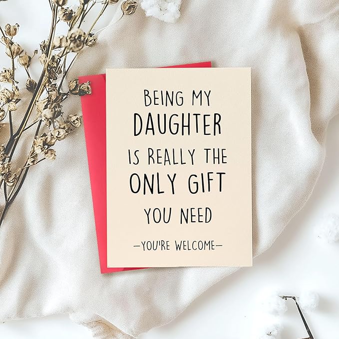 Daughter Birthday Card, Happy Birthday Card for Daughter,Birthday Gifts for Daughter, Daughter Birthday Gift, Birthday Card for Daughter Adult