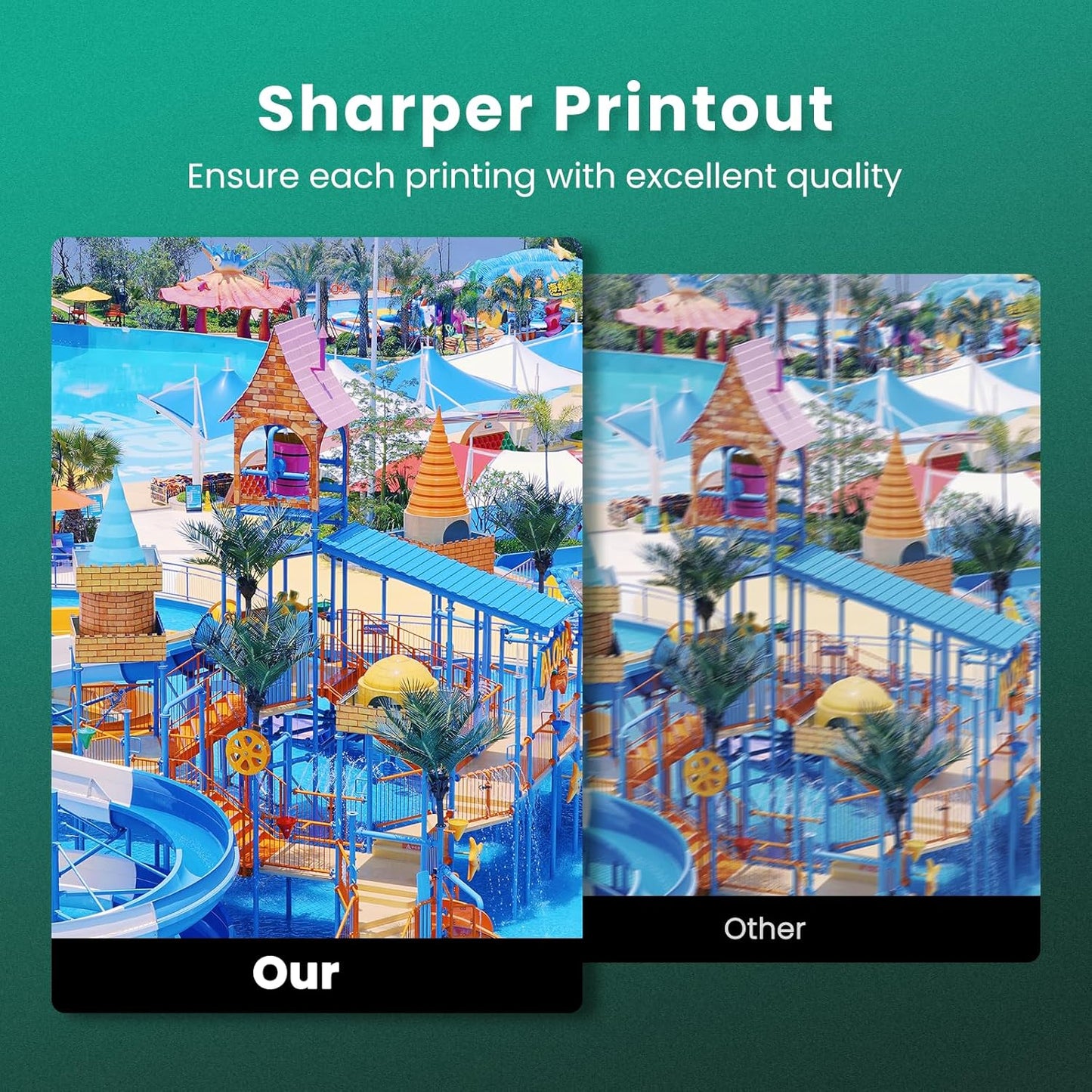 GREENBOX Compatible 61XL Ink Cartridge Replacement for HP Envy 4500 5530 4502 Officejet 4630 4635 DeskJet 1000 1010 1512, Black, Tri-color, 2-Pack