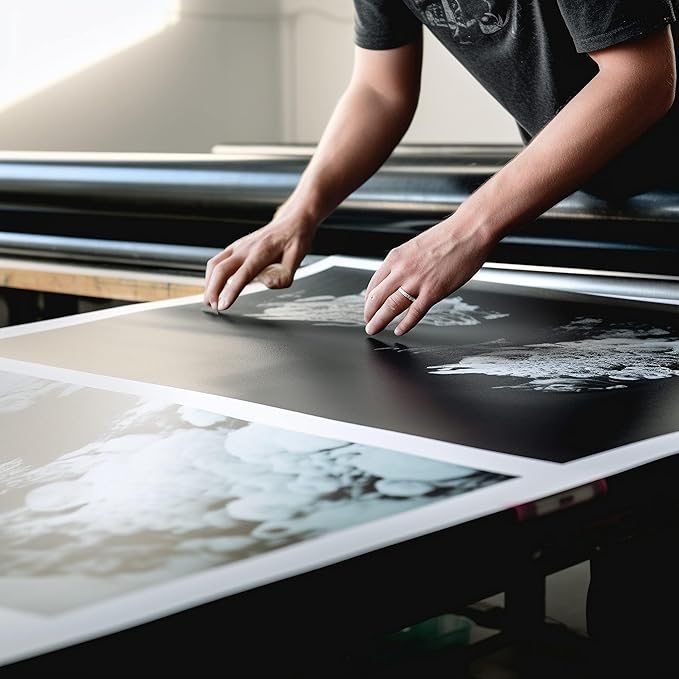 Premium Polyster Matte Canvas Roll, Quick Dry, Wide Format Inkjet Printer Compatible, Perfect for Fine Art, Photography, Giclée Printing, Archival Quality Prints. (24"x100' 200gsm Polyester 2Rolls)