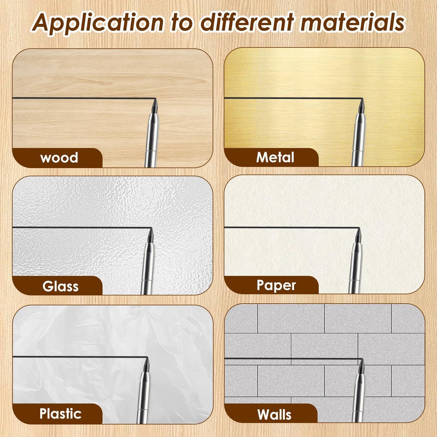 24Pcs 2.8mm Carpenter Pencil Refill Long Lasting HB Refill for Construction Pencils Replacements Carpenter Marker Graphite Woodworking Mechanical Pencil Leads(Black)