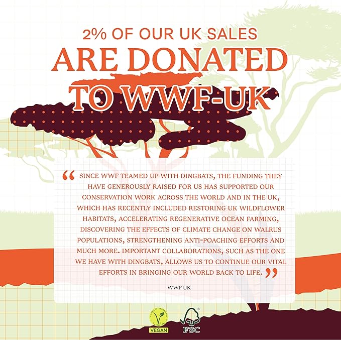 Dingbats A5+ Wildlife Notebook Journal Softcover, Cream 100gsm Ink-Proof Paper, 6 x 8.3 inches, 112 pages (Orange Tiger, Lined Format)