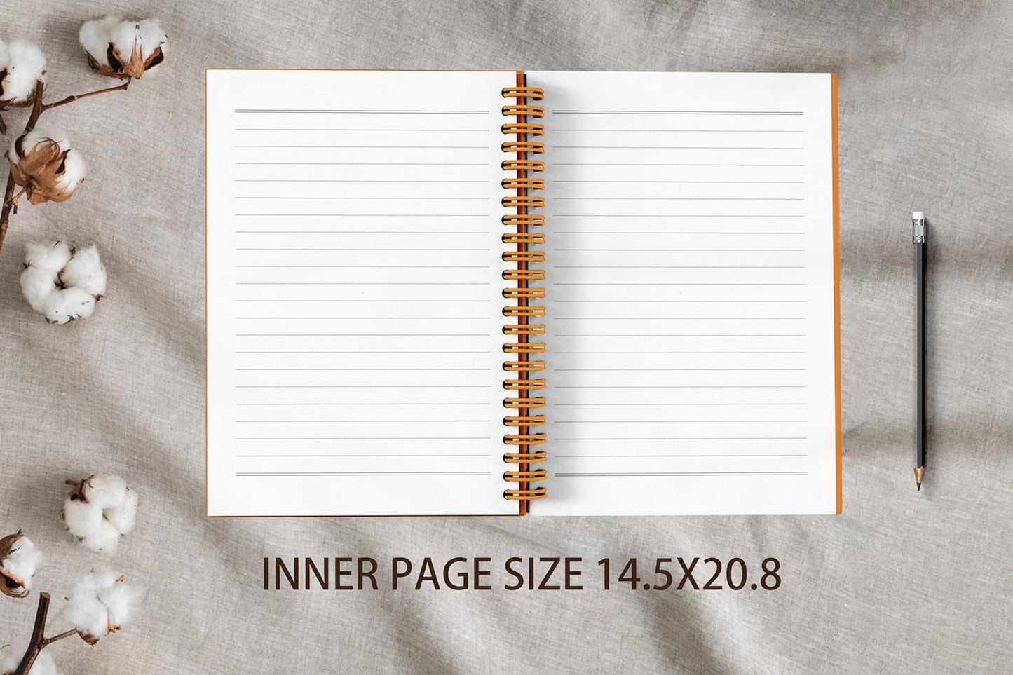 VNWEK Boho Notebook - Boho Journal, Boho Gifts for Women, Boho Office Supplies, Groovy Boho Sun Sunshine Spiral Notebook 5.5x8.3,Writing Notebooks