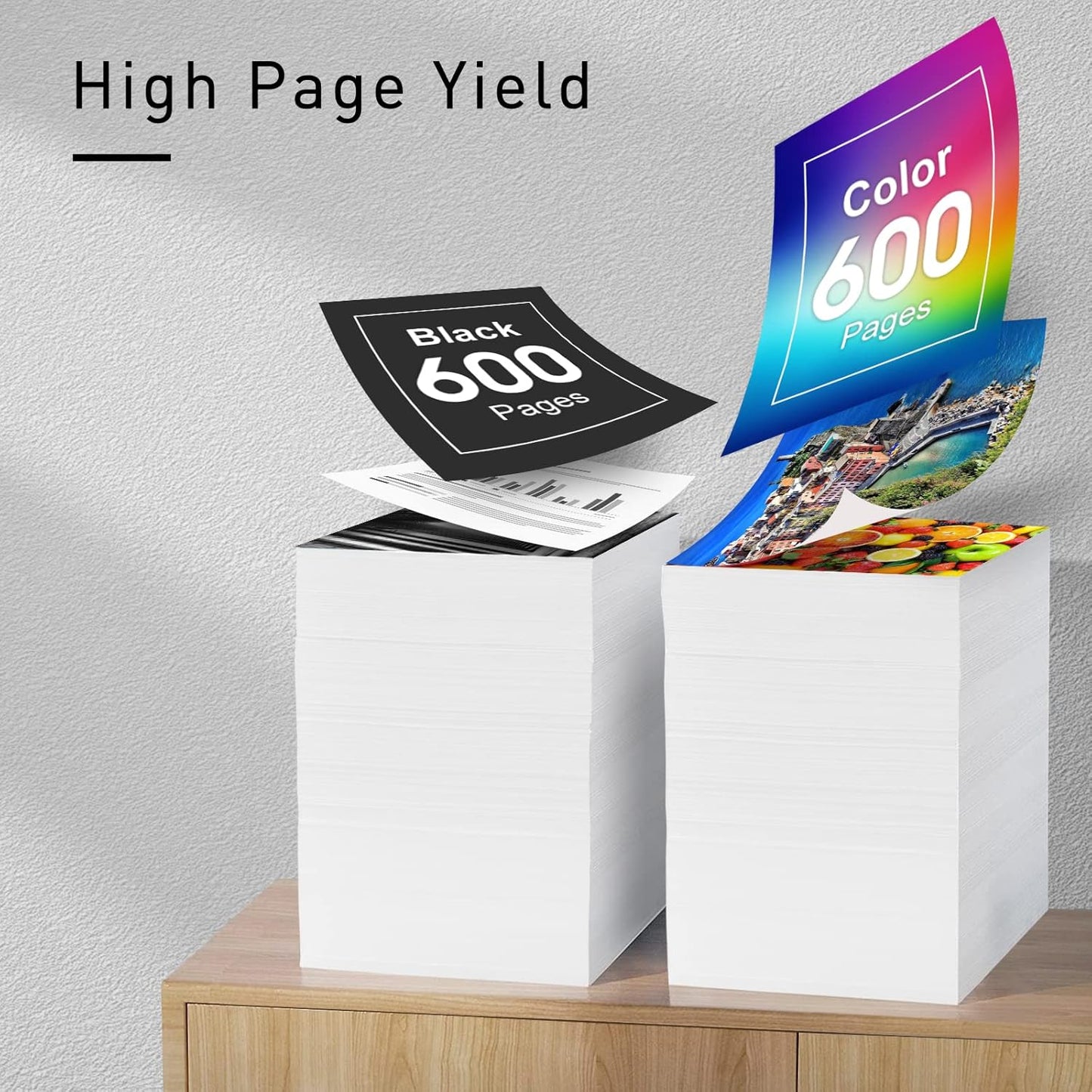 LC103 Ink Cartridges for Brother Printer Compatible for Brother Ink CartridgesLC103 Work with MFC-J870DW MFC-J6920DW MFC-J6520DW MFC-J450DWMFC-J470DW (Black,Cyan,Magenta,Yellow)