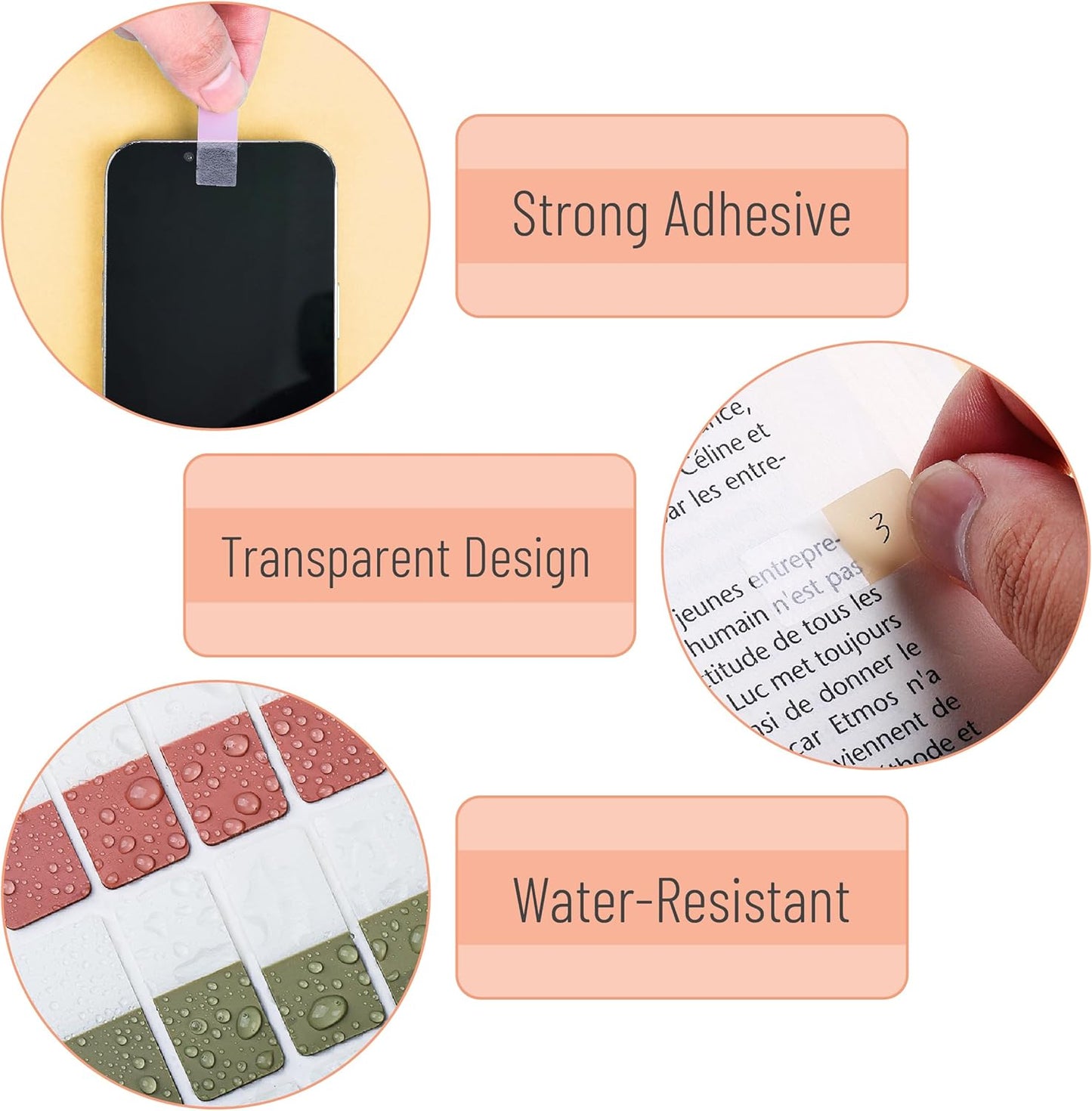 Mr. Pen- Sticky Index Tabs, 480 Pcs, Colorful Sticky Tabs for Notebooks, Page Markers, Page Tabs for Binders, Page Tabs Sticky Tabs for Books, Notebook Tabs, Book Sticky Tabs for Notebooks