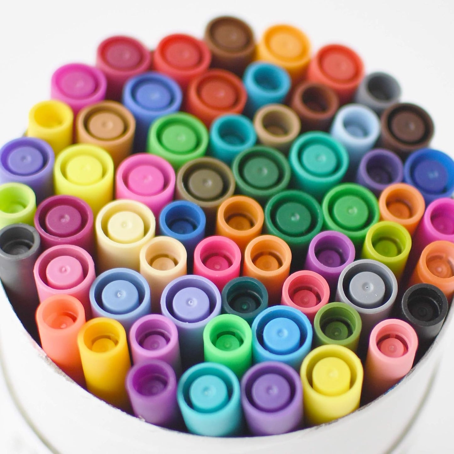 Primrosia Dual Tip Marker Pens and Skin Tones sets, Fineliner and Watercolor Brush Pens for Art Sketching Illustration Calligraphy Permanent Highlighter Bullet Journal Drawing Coloring