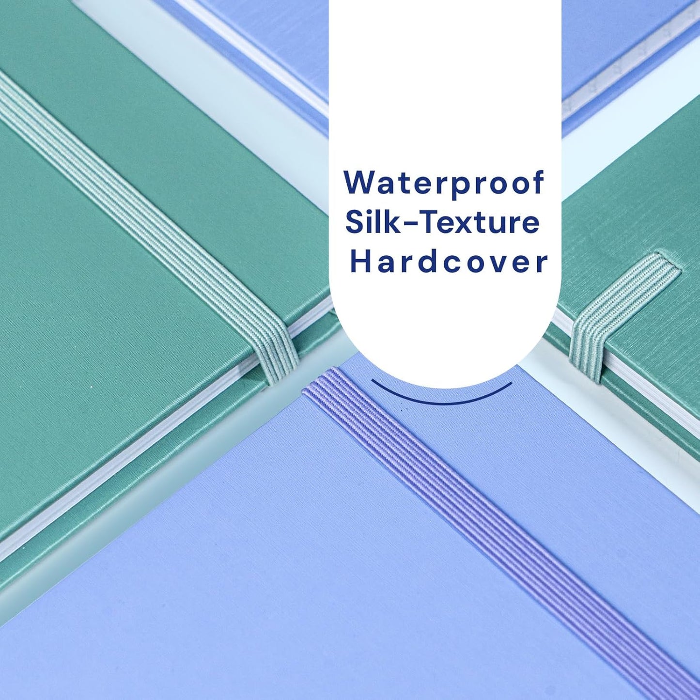 A4 Lined Journal Notebook, 8mm Ruled Notepad, Journaling for Writing, Work, School, Travel and Note Taking, Hardcover 160 Pages (80 Sheets) 8.27 x 11.6 inches (Cornflower Blue)