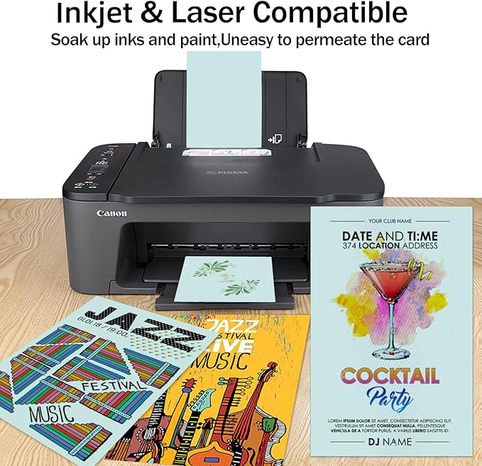 Blue Cover Stock 11x17 100 Sheets Thick Card Stock, Goefun 80lb Heavyweight Legal Size Printer Paper For Arts and Crafts, Posters, Flyers, Menus