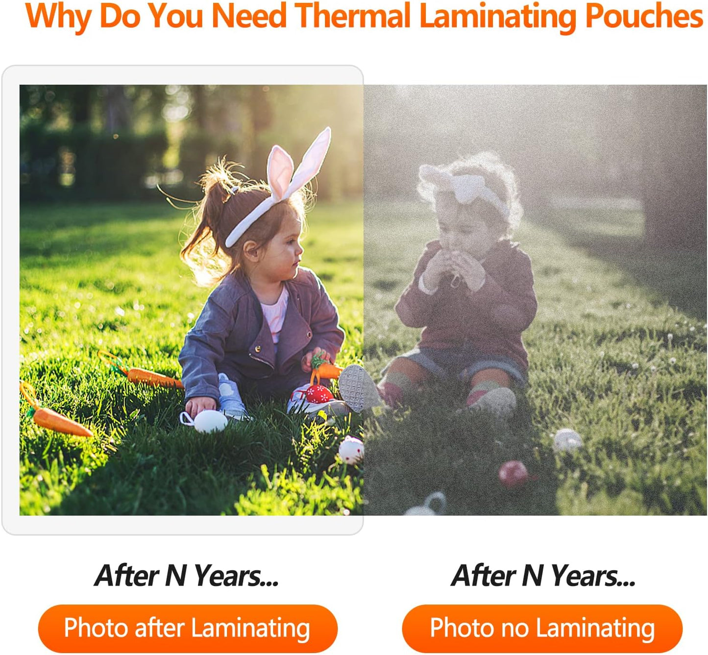 Thermal Laminating Pouches, 9 x 11.5 Inches Laminating Sheets, 3 mil Thick Laminate Sheets, 4000 Pack,Clear