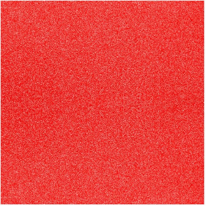 Baisunt 10 Sheets Red Glitter Cardstock Paper for Graduation Cap DIY Project, Scrapbook, Birthday Wedding Party Decoration 250GSM(12x12 In, Non Adhesive)