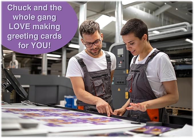 Chuck's Card-O-Rama - Son Birthday Card - Made in USA - Large Card OPENS to 10" x 7.75" - With Love Son On Your Birthday - 95576