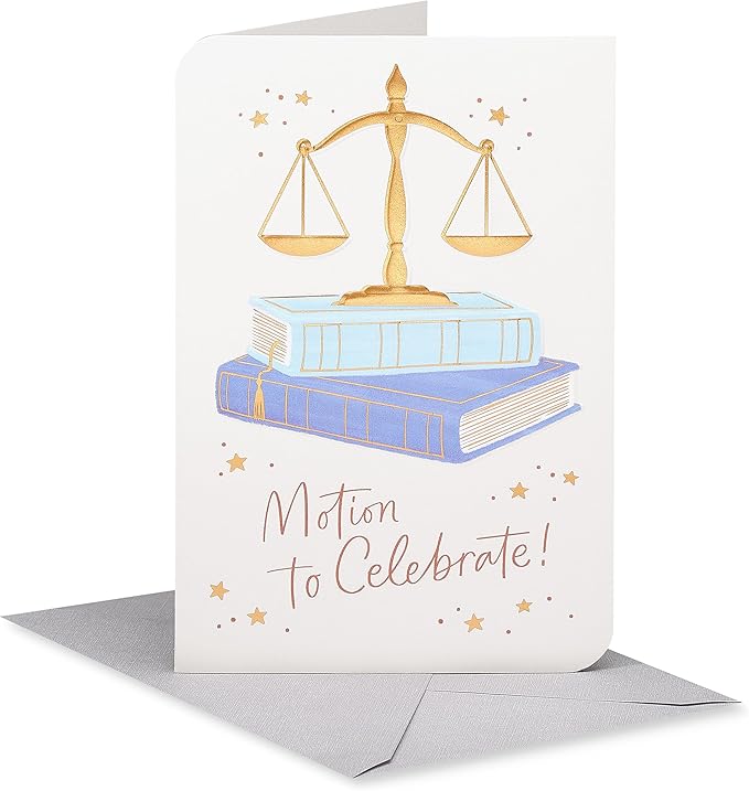 American Greetings Law School Graduation Card (Great Achievement)