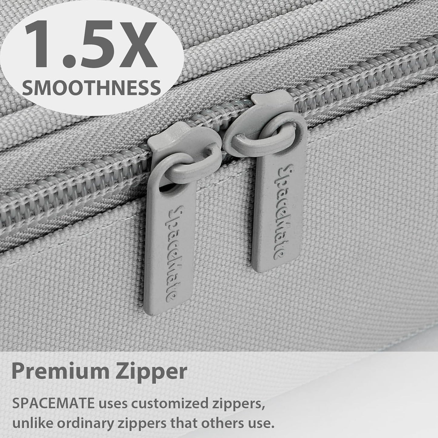 Pencil Case Pouch Box Bag School Supplies Girls Boys Kids, Cute Preppy Stuff Large Big Capacity Aesthetic Pen Organizer, Back to College Stationary, Gray, Classic Stlye, 1800ml