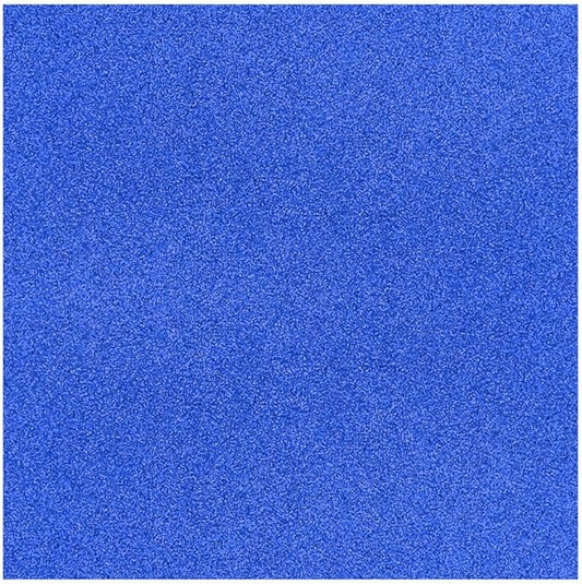 Baisunt 10 Sheets Royal Blue Glitter Cardstock Paper for Graduation Cap DIY Project, Scrapbook, Birthday Wedding Party Decoration 250GSM(12x12 In, Non Adhesive)