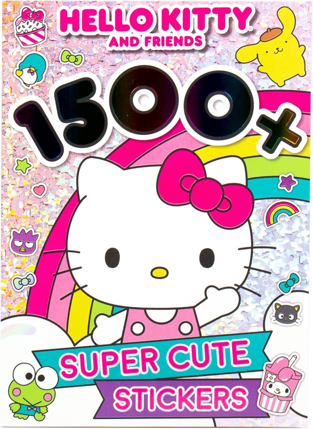 Sanrio Hello Kitty and Friends 1500+ Super Cute Kawaii Stickers, Hello Kitty Chococat My Melody Keroppi Badtz-Maru Pompompurin, Cute Gifts for Kids Teens Girls Adults