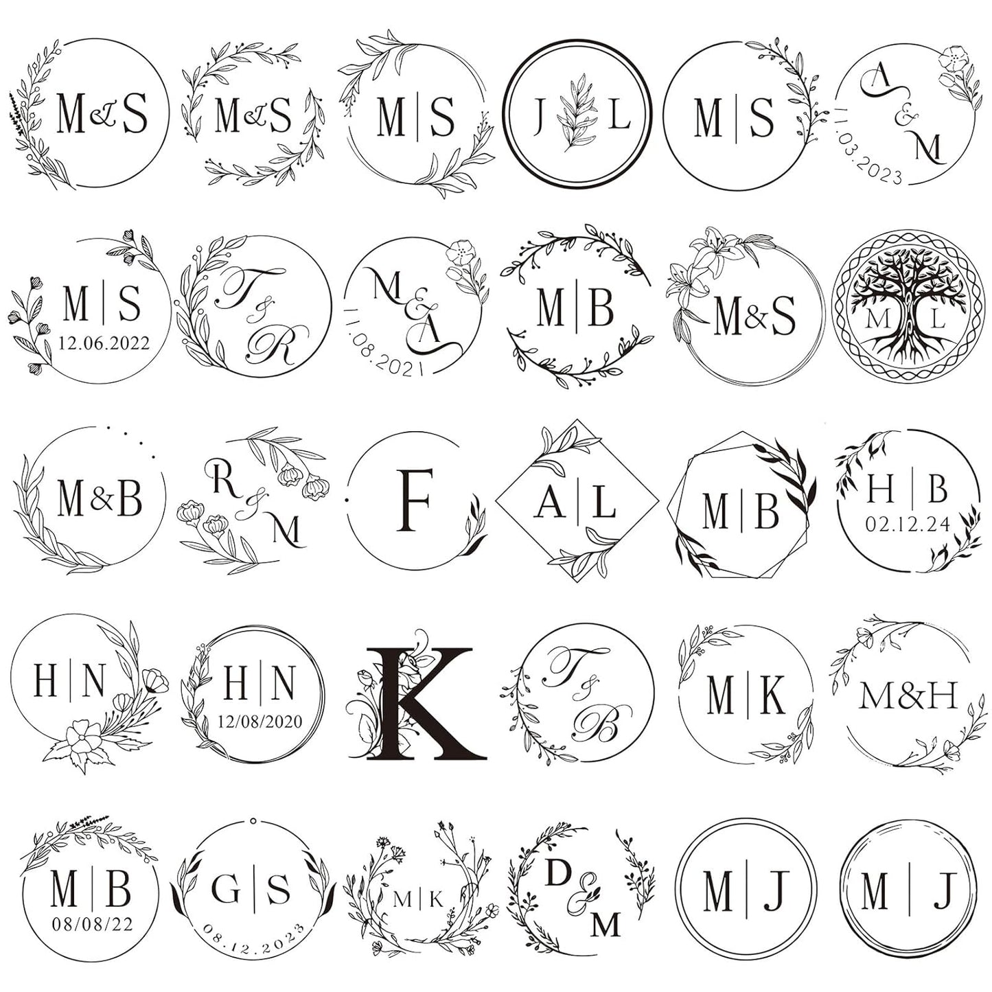 Custom Wax Seal Stamp, Personalized Sealing Wax Stamp with Your Logo Design, Wax Stamp for Wedding Invitations Envelopes Gift Card Gift Wrap Decoration, Handcraft Lovers Gifts