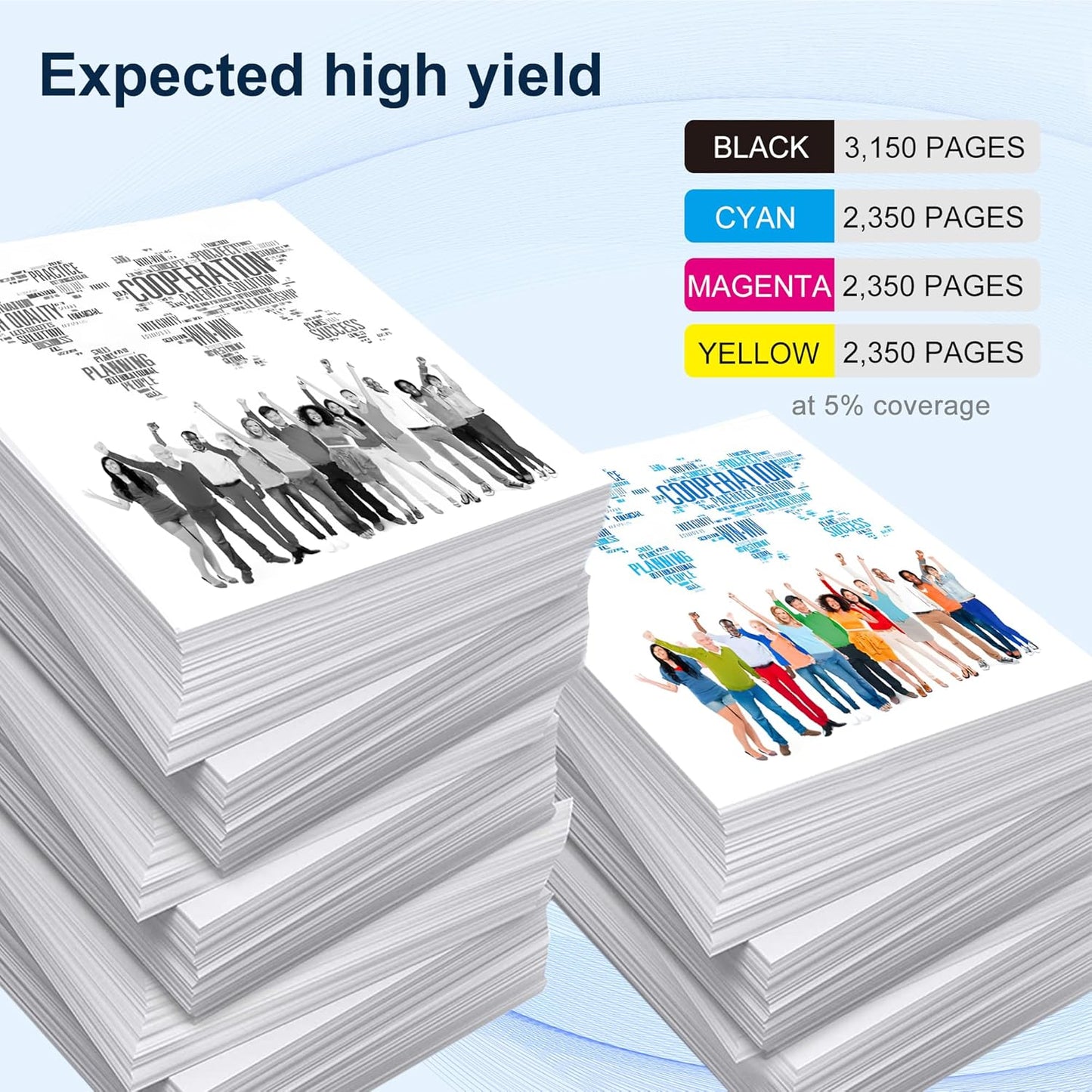 067H 067 Toner Cartridge 4 Pack Works with Canon Color imageCLASS MF656Cdw,MF652Cw,MF654Cdw,LBP632Cdw,MF653Cdw,LBP633Cdw Printers Ink (Black,Cyan,Magenta,Yellow)