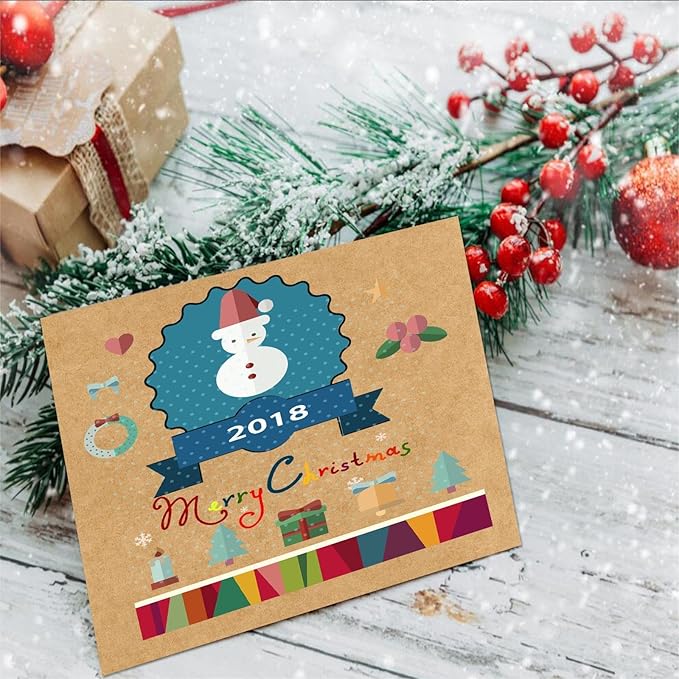 4x6 Blank Kraft Cardstock (Set of 100) - Card Stock for Printer Postcards, Photo Paper Invitations, Greeting, Note, Thank You, Index Cards - Plain for Writing, DIY Making, Stamping, Printing, Art