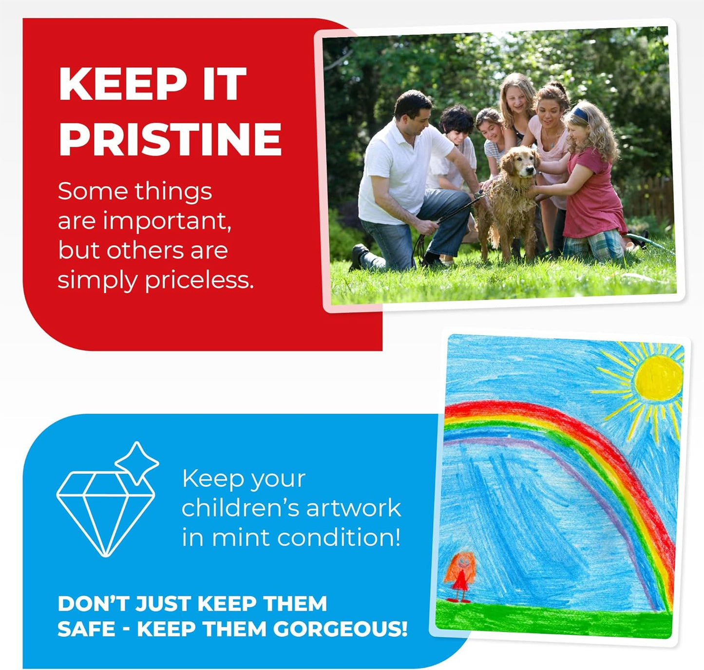 3MIL Thermal Laminating Sheets (100 Count) 11.5x17.5 inch, Dry-Erase Friendly Laminating Pouches, Compatible with Laminator, Crystal Clear Laminated Finish