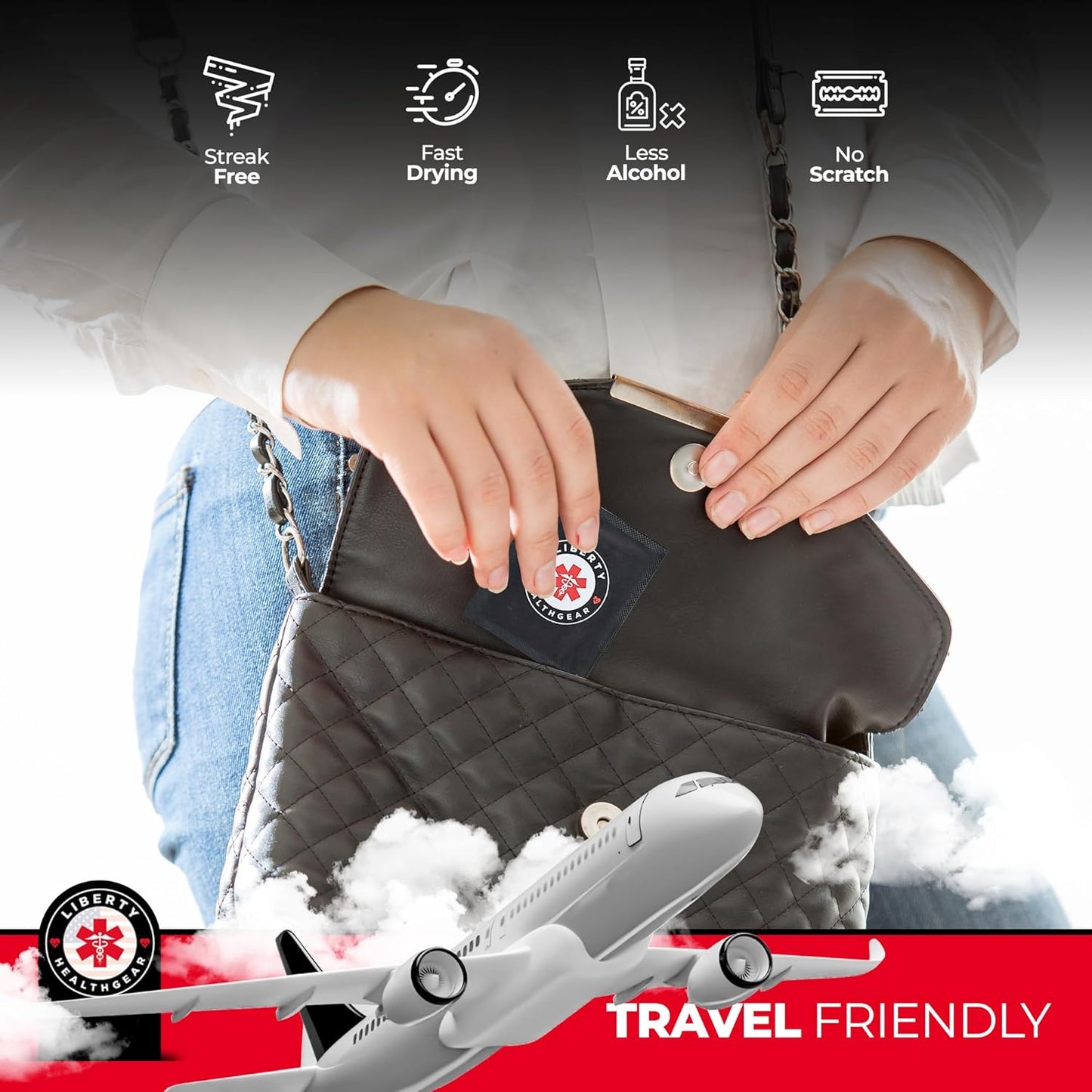 400 Eyeglass Cleaning Wipes + Microfiber Cloth for Eyeglasses & Lens Cleaner | Pre-Moistened, Individually Wrapped, Less Alcohol Formula | Lens Wipes for Eyeglasses, Eye Glasses, Lenses & Screen