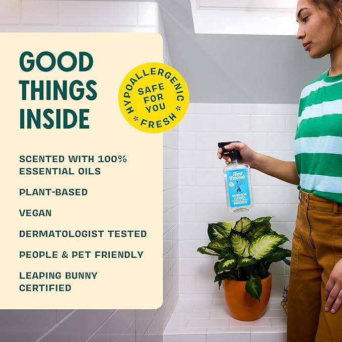 Aunt Fannie's Cleaning Spray Variety Pack, Lemon All Purpose Vinegar, Glass & Window, Bathroom, and Wood Surface Cleaner, 16.9 oz each, Pack of 4