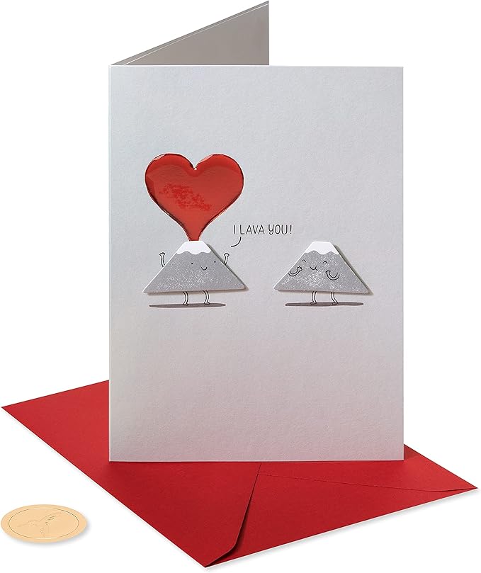 Papyrus Romantic Valentines Day Card (I Could Explode)