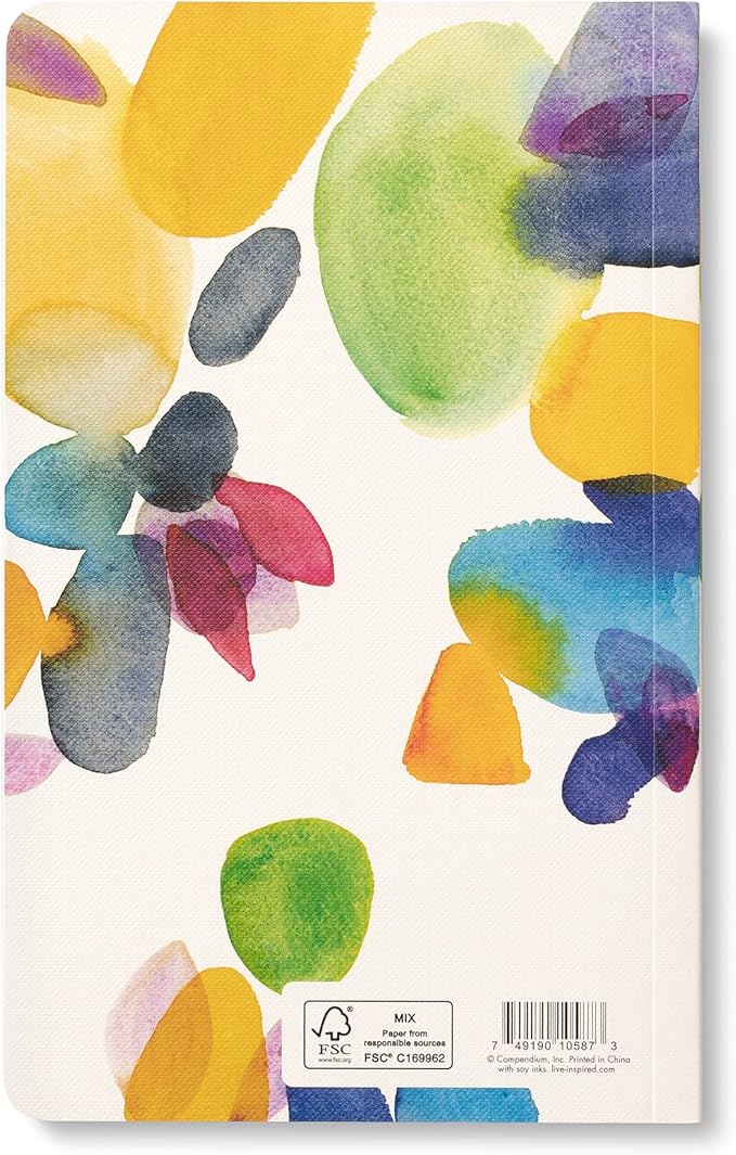 Compendium Softcover Journal - Be all alive, body, soul, mind, heart, spirit. – A Write Now Journal with 128 Lined Pages, 5”W x 8”H