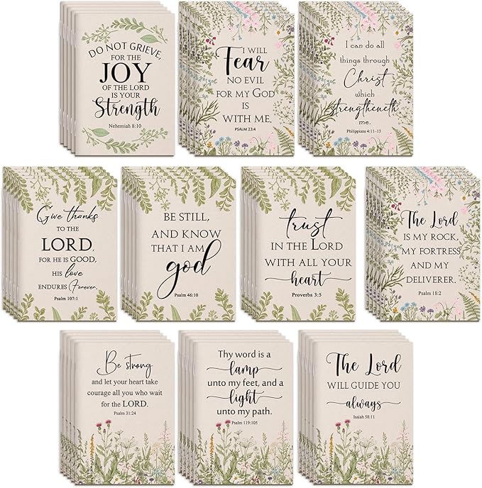 Ctosree 100 Pcs Bible Verse Prayer Journal Notebook Christian Note Pads Bulk mini Inspirational Notebook Religious Scripture Church Notepad for Women 3.15 x 5 Inches (Beige)