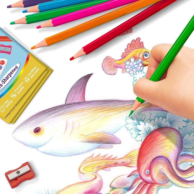 Aigybobo 432 Count Colored Pencils Bulk, 36 Pack Colored Pencils for Kids 12 Colors, Pre-sharpened Color Pencils, Bulk Coloring Pencils School Supplies for Teachers, Classroom Prizes, Art Supplies