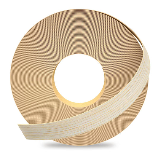 GSCIT Club Oak Edge Banding, 3/4 inch x 500ft roll of Veneer Edge Banding Preglued Flexible Wood Tape for Furniture Repair