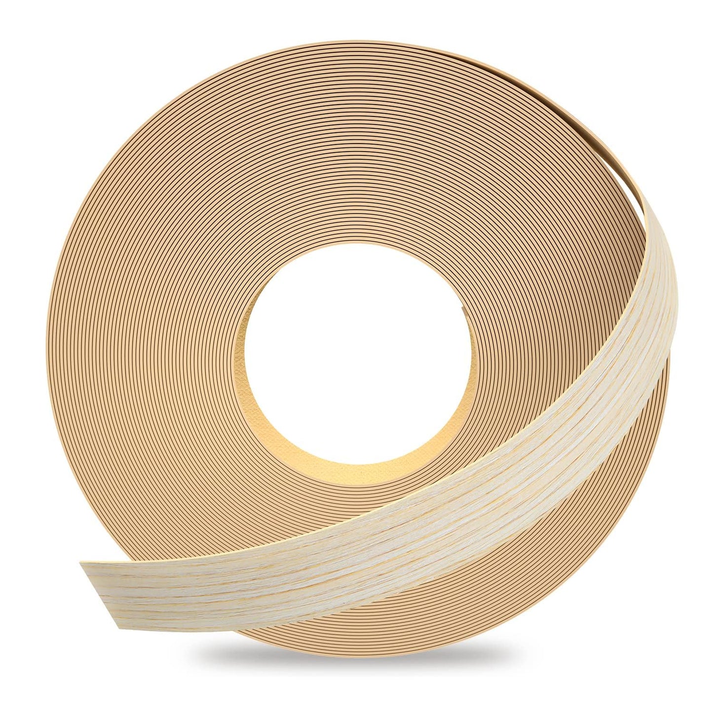 GSCIT Club Oak Edge Banding, 1 inch x 25ft roll of Veneer Edge Banding Preglued Flexible, Real Wood Tape Banding