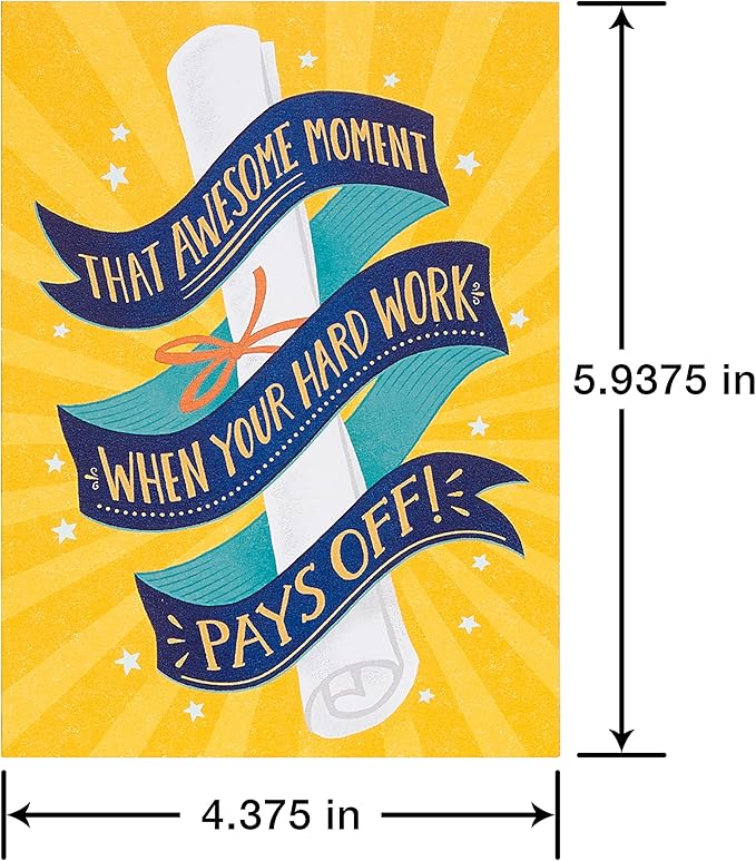 American Greetings Blank Congratulations and Graduation Cards Pack, Bright and Trendy (48-Count)