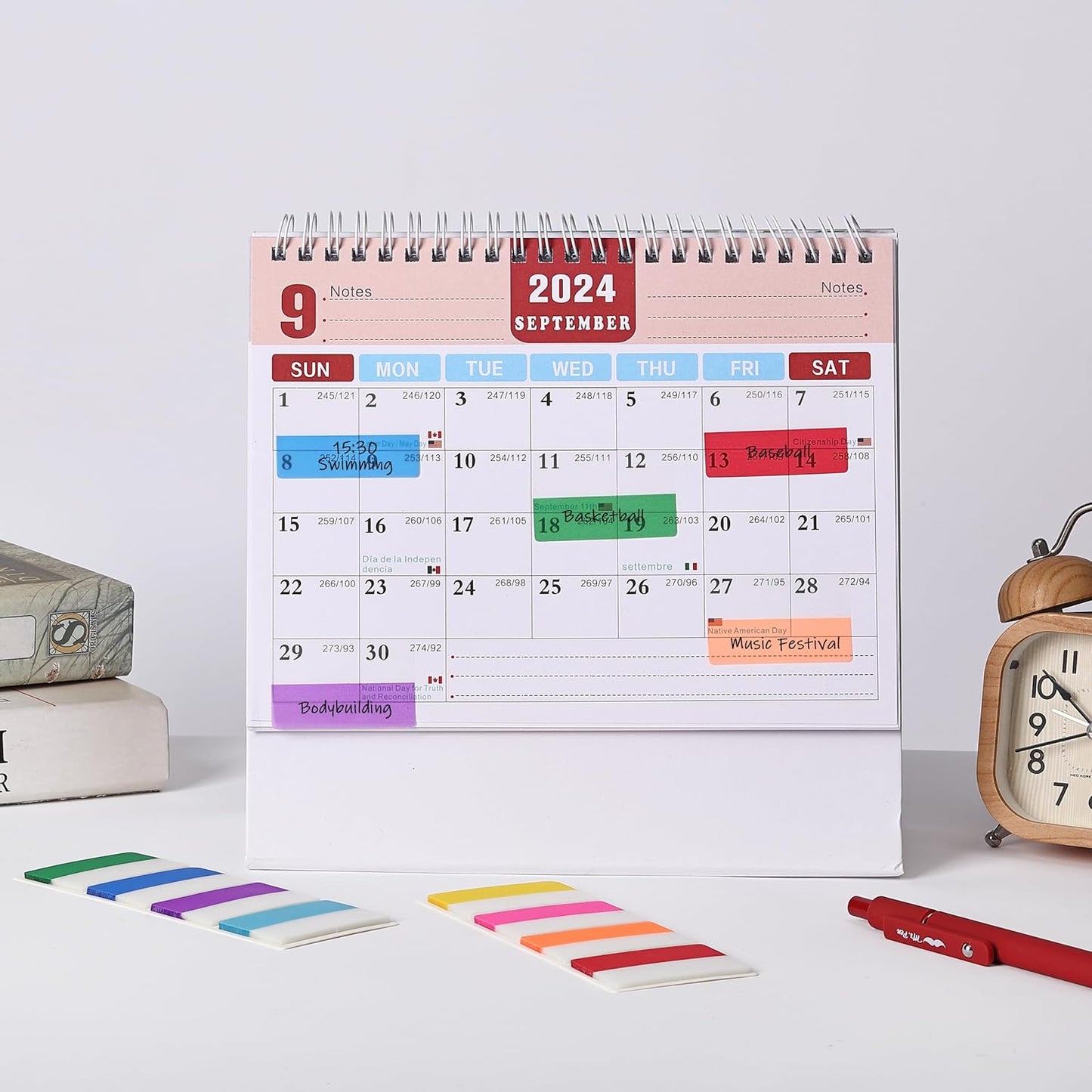 Mr. Pen- Sticky Index Tabs, 240 Pcs, Vibrant Sticky Tabs for Notebooks, Page Markers, Page Tabs for Binders, Page Tabs Sticky Tabs for Books, Notebook Tabs, Book Sticky Tabs for Notebooks