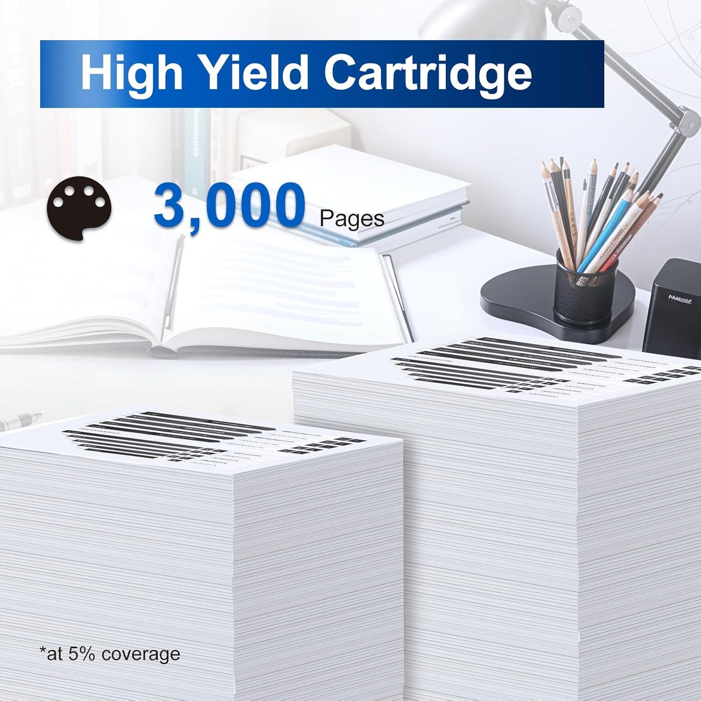 InkNI Compatible Toner Cartridges Replacement for Brother TN830XL TN830 TN 830 XL Toner Cartridges Work for HL-L2460DW DCP-L2640DW HL-L2480DW HL-L2400D HL-L2405W MFC-L2820DW Printer (Black, 4 Pack)