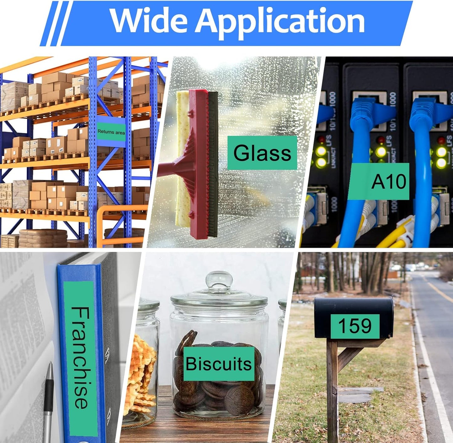 8PK Compatible for Brother P-Touch Label Maker Tape TZe-751 TZ-751 TZe751 TZ751 Black on Green 24mm 0.94 inch 1'' x 26.2ft Laminated TZe TZ Label Tape for PT-2730 PT-2730VP PT-3600 PT-7500