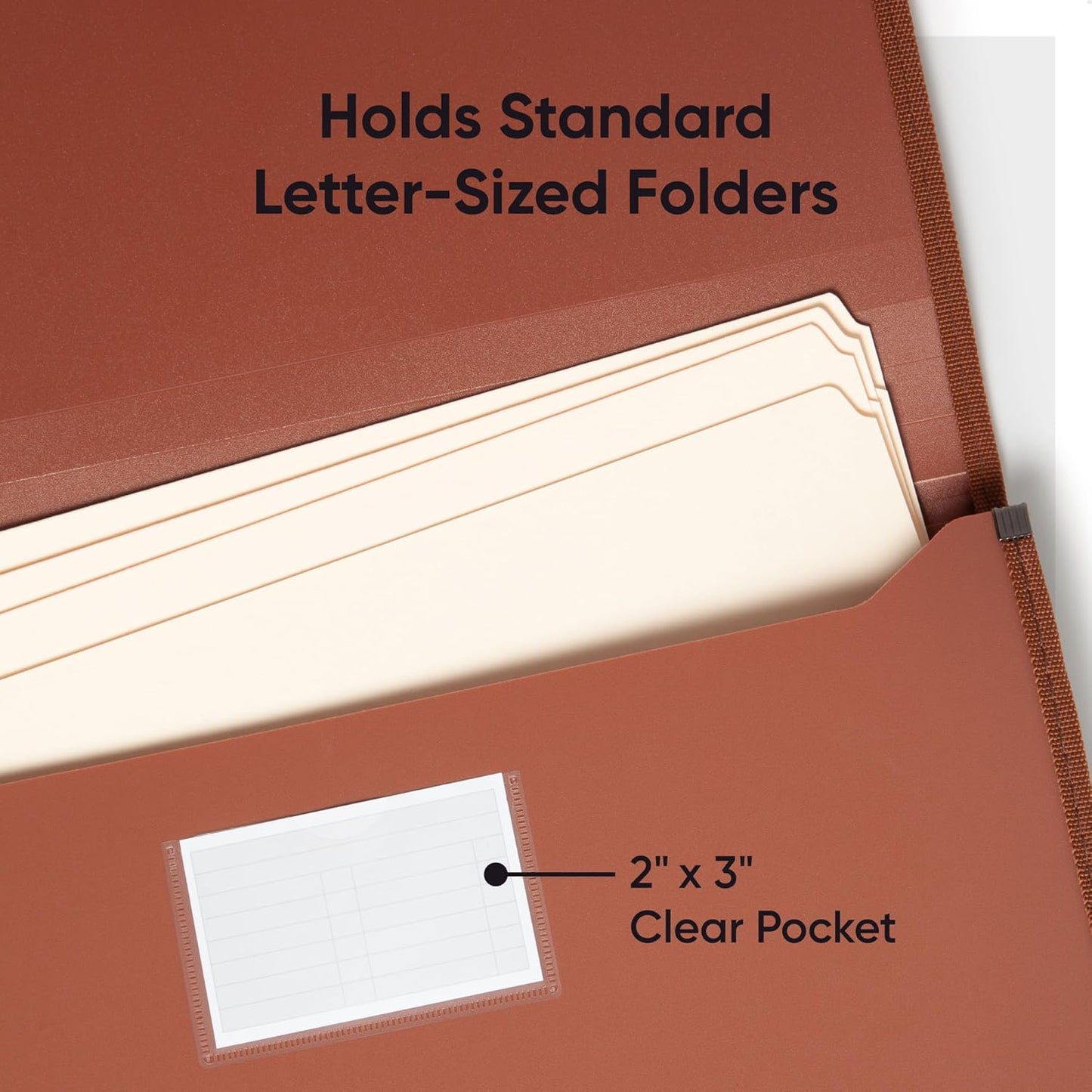 Smead Tuff Premium Poly Wallet, Accordion File Organizer for File Folders, Legal Size, 5-1/4 inch Expansion, Office Supplies, Document Organizer (73789)