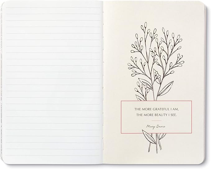 Compendium Softcover Journal - My heart gives thanks… – A Write Now Journal with 128 Lined Pages, 5″W x 8″H