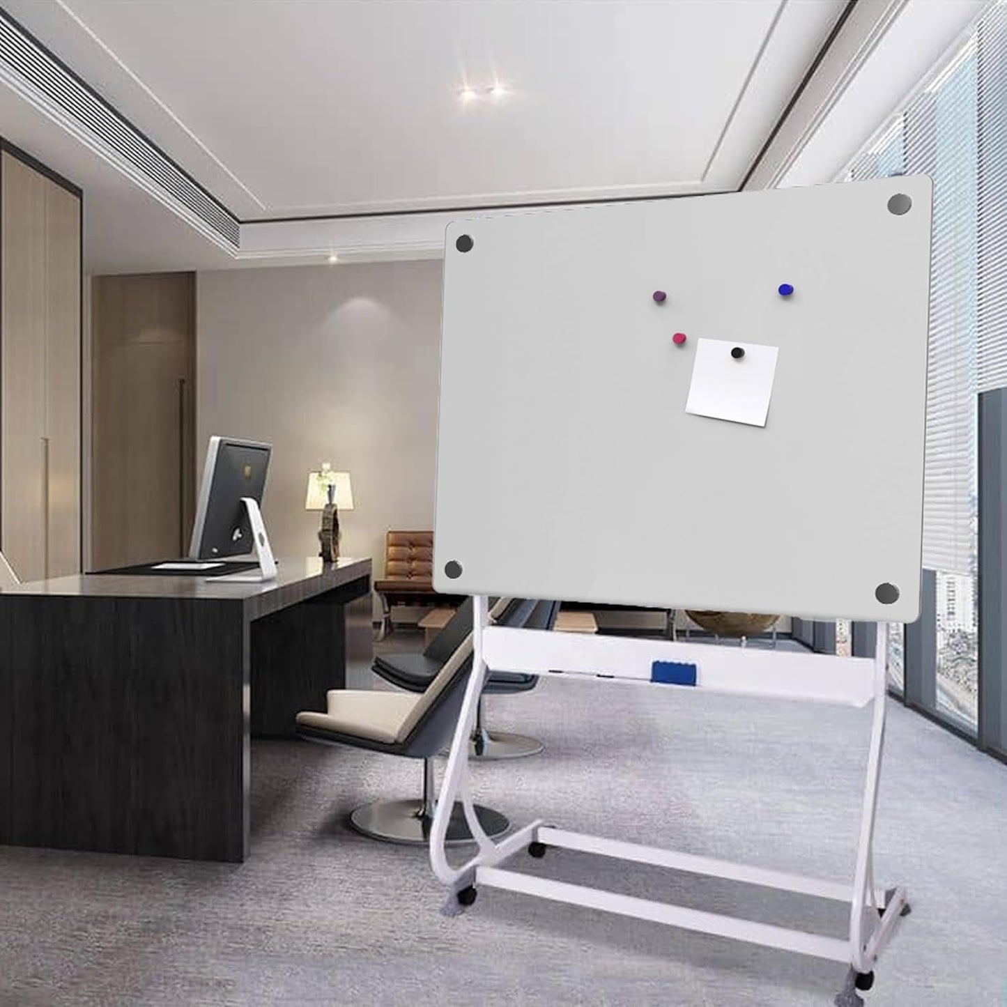 Strong Magnets for Whiteboard, Glassboard and Fridge (Pink, 8 Pack, Small). N54 Neodymium Rare Earth Heavy Duty Magnets for Home and Office Supplies.