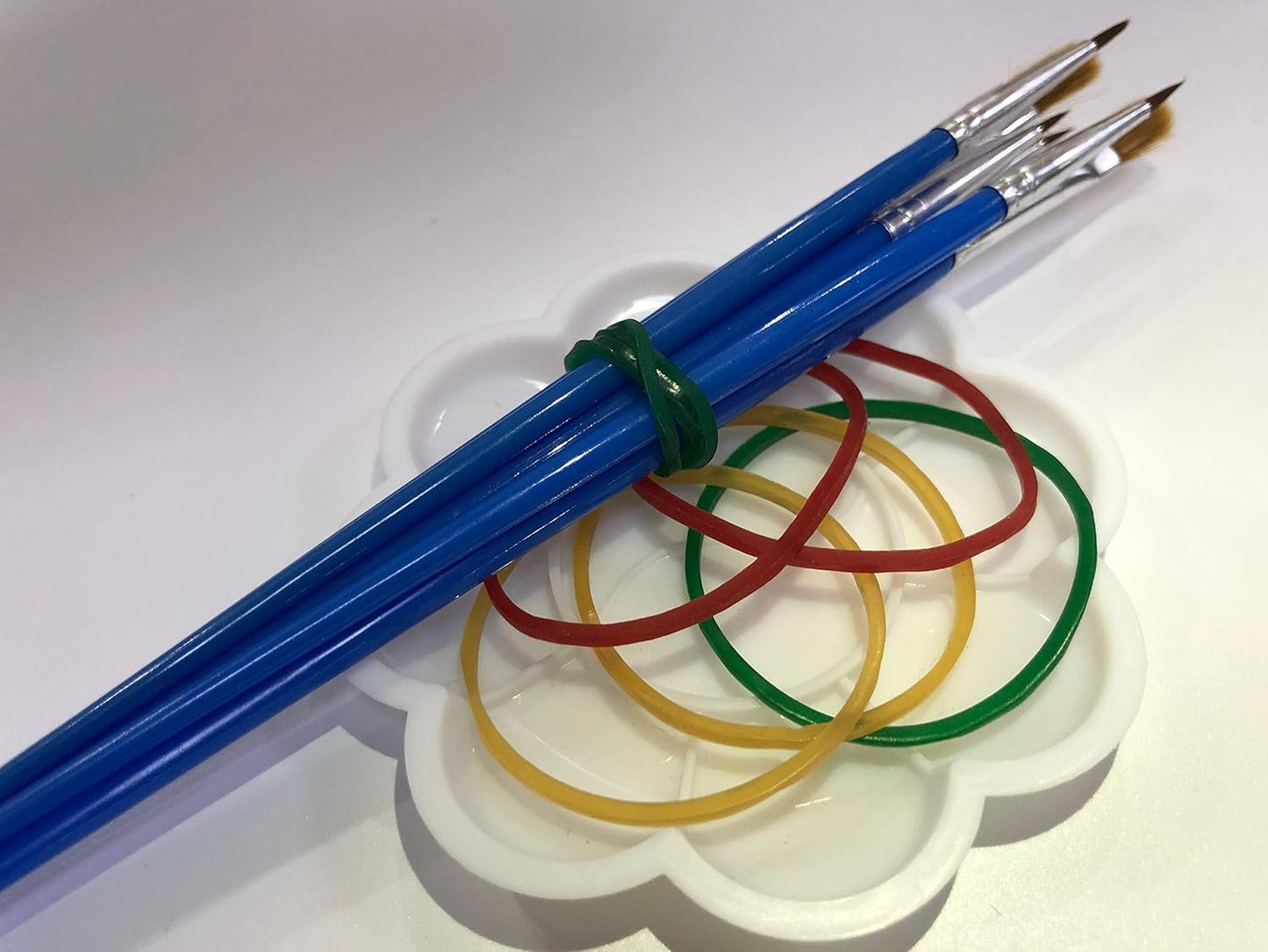 Rubber Bands, Size 16 Colorful Rubber Band (2 1/2" x 1/16"), #16 Elastic Bands Durable Non Latex Rubber Bands Bulk for Office Supplies Bank Paper Bills Money Roll, 1/4 Pound Bag